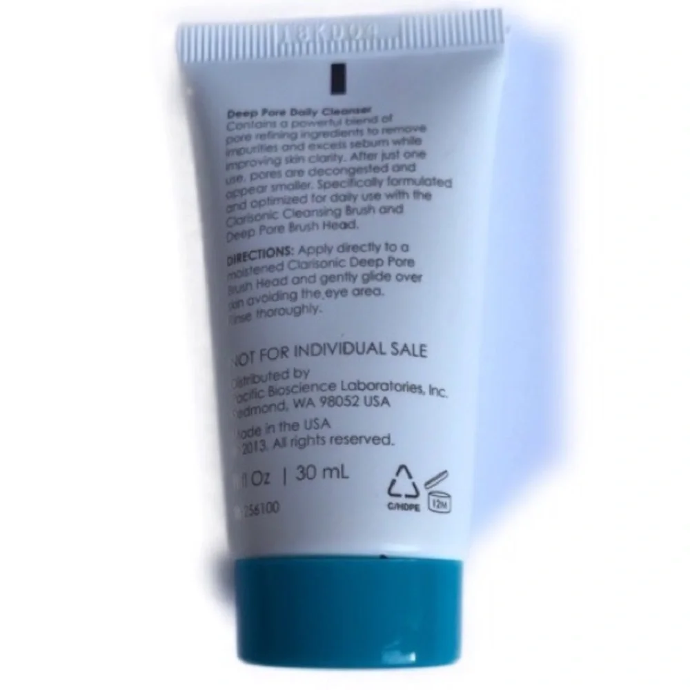 Clarisonic Deep Pore Daily Cleanser Foaming Gel Face Wash 1 oz NWT Discontinued